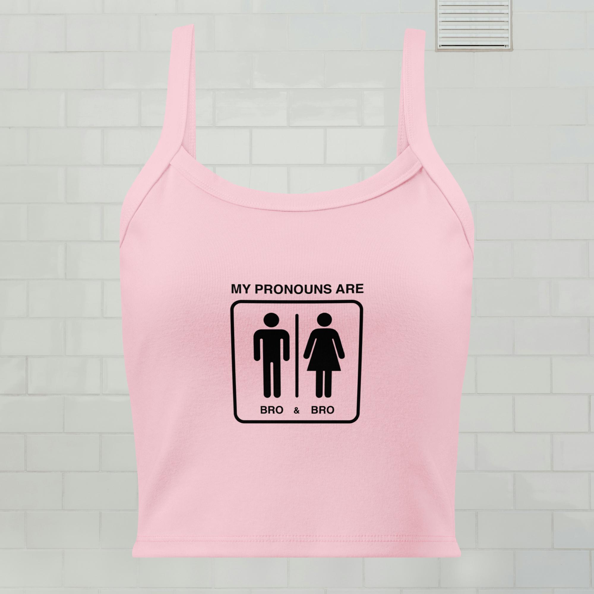 My Pronouns Are Bro & Bro tank top - Image 5